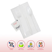 Value+ - Cutlery Kit / Meal Kit - 6pcs - White - F/K/TS/N/S&P - MK-610 Value+ - Cutlery Kit / Meal Kit - 6pcs - White - F/K/TS/N/S&P - MK-610