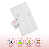 Value+ - Cutlery Kit / Meal Kit - 6pcs - White - F/K/TS/N/S&P - MK-610 Value+ - Cutlery Kit / Meal Kit - 6pcs - White - F/K/TS/N/S&P - MK-610