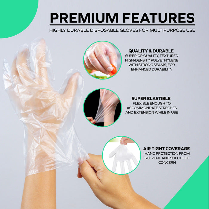 Rhino - DC2 - Clear Deli Gloves - Small - 200S