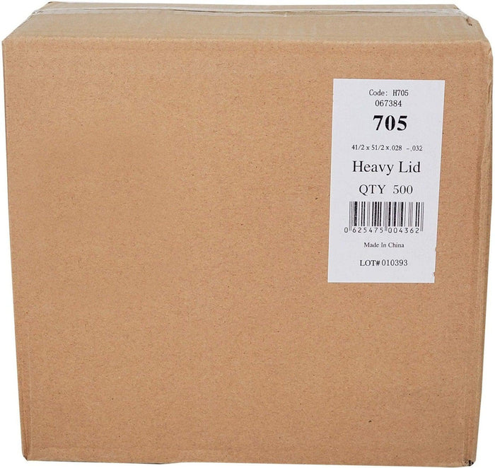 CLR - Rhino - 1 lb Paper Lids - XXX - Rhino - 1 lb Paper Lids - Heavy Duty - Oblong Pan