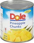 Dole - Pineapple Chunks - in Juice #476 Dole - Pineapple Chunks - in Juice #476