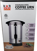 Dura - Coffee URN Stainless Steel (100 Cup) Dura - Coffee URN Stainless Steel (100 Cup)