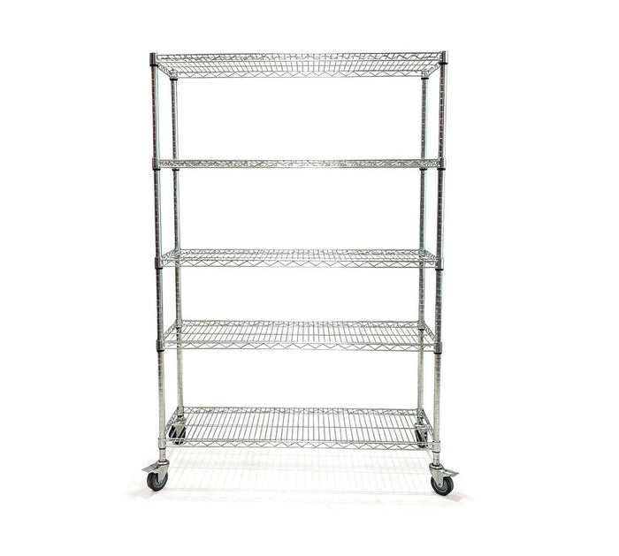 Chrome Wire Trolley - 16