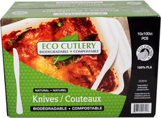 Eco Cutlery - Knives 100% PLA - ComposTable Eco Cutlery - Knives 100% PLA - ComposTable