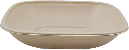 Eco-Craze - 32oz Natural Pulp Square Container - CB32B Eco-Craze - 32oz Natural Pulp Square Container - CB32B