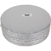 VSO - Decora/Enjay - Cake Board - Round - Silver - 10x1/4
