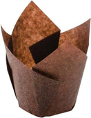 Enjay - Muffin Cups - Tulip - Chocolate - 600302 Enjay - Muffin Cups - Tulip - Chocolate - 600302