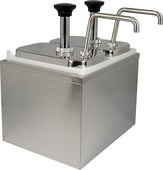 Condiment Dispenser - 2 Compartment (2 x 2QT) Condiment Dispenser - 2 Compartment (2 x 2QT)