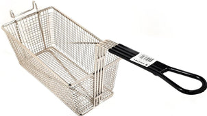 Fryer Basket Black PVC Handle 12-1/8 x 6-5/16 x 5-5/16 Fryer Basket Black PVC Handle 12-1/8 x 6-5/16 x 5-5/16