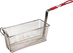 Fryer Basket Red PVC Handle 13-1/4 x 5-5/8 x 5-11/16 Fryer Basket Red PVC Handle 13-1/4 x 5-5/8 x 5-11/16