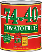 Full Red - Tomato Fillets - Strips of Peeled Tomato - 74.40 Full Red - Tomato Fillets - Strips of Peeled Tomato - 74.40