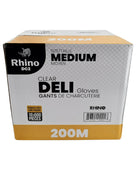 Rhino - DC2 - Clear Deli Gloves - Medium - 200M Rhino - DC2 - Clear Deli Gloves - Medium - 200M