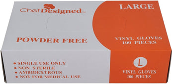 Basic - Vinyl Gloves Exam - Clear - Large - Powder Free Basic - Vinyl Gloves Exam - Clear - Large - Powder Free