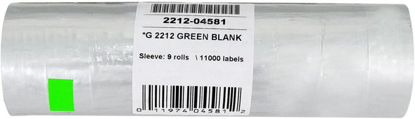 Garvey - Price Gun Label - Single Line - Green - G 2212-04581 Garvey - Price Gun Label - Single Line - Green - G 2212-04581