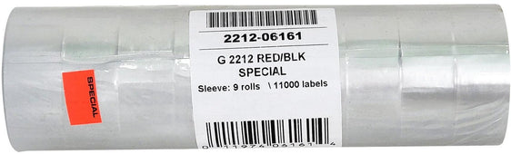 Garvey - Price Gun Label - Single Line - Special - Red - G 2212-06161 Garvey - Price Gun Label - Single Line - Special - Red - G 2212-06161