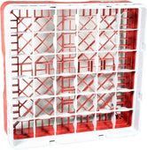 Glass Rack - 36 Comp. - 50cmx50cmx14.3cm Glass Rack - 36 Comp. - 50cmx50cmx14.3cm