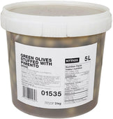 Green Cracked Olives In Canola Oil Green Cracked Olives In Canola Oil