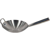 HH - 26 cm Wok/Karahi SS (1 Loop+1 Long Handle) HH - 26 cm Wok/Karahi SS (1 Loop+1 Long Handle)