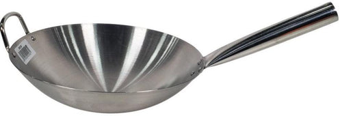 HH - 30 cm Wok/Karahi SS (1 Loop+1 Long Handle) HH - 30 cm Wok/Karahi SS (1 Loop+1 Long Handle)