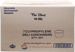 Hoffmann - Deli Container - Clear - 12oz - HT12-A Hoffmann - Deli Container - Clear - 12oz - HT12-A