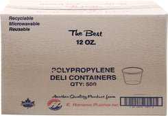 Hoffmann - Deli Container - Clear - 12oz - HT12-A Hoffmann - Deli Container - Clear - 12oz - HT12-A