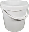 Hoffmann - Pail w/Plastic Handle - White 11 L - PR11L