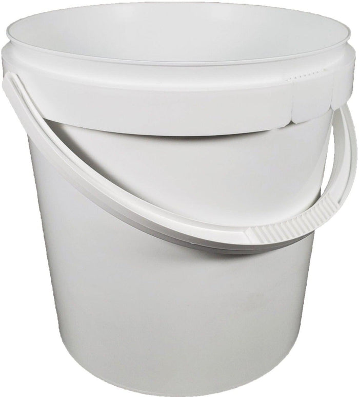 Hoffmann - Pail w/Plastic Handle - White 11 L - PR11L