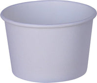 Morning Dew - 4 oz Paper Soup Container - White - 4SCW Morning Dew - 4 oz Paper Soup Container - White - 4SCW