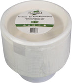 Eco-Craze - 8oz Round Bagasse Bowl - Retail Pack Eco-Craze - 8oz Round Bagasse Bowl - Retail Pack