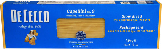 DeCecco - Pasta - Capellini - #9 DeCecco - Pasta - Capellini - #9