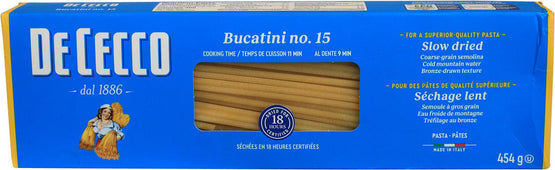 DeCecco - Bucatini #15 454 gr DeCecco - Bucatini #15 454 gr