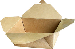 Eco-Craze - #4 Kraft Paper Fold Box - PFB04-K Eco-Craze - #4 Kraft Paper Fold Box - PFB04-K