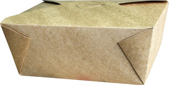 Eco-Craze - #4 Kraft Paper Fold Box - PFB04-K Eco-Craze - #4 Kraft Paper Fold Box - PFB04-K