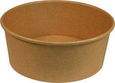 Eco-Craze - Kraft PE-Lined Paper Container - Round - 750ml - SB-750K Eco-Craze - Kraft PE-Lined Paper Container - Round - 750ml - SB-750K