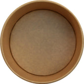 Eco-Craze - Kraft PE-Lined Paper Container - Round - 1000ml - SB-1000K Eco-Craze - Kraft PE-Lined Paper Container - Round - 1000ml - SB-1000K