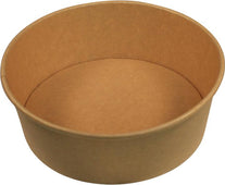 Eco-Craze - Kraft PE-Lined Paper Container - Round - 1300ml - SB-1300K Eco-Craze - Kraft PE-Lined Paper Container - Round - 1300ml - SB-1300K
