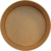 Eco-Craze - Kraft PE-Lined Paper Container - Round - 1300ml - SB-1300K Eco-Craze - Kraft PE-Lined Paper Container - Round - 1300ml - SB-1300K