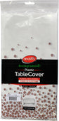 Table Cover - 54x108” Rectangular - White Golden Dot Table Cover - 54x108” Rectangular - White Golden Dot