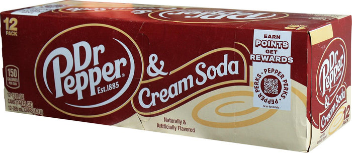 CLR - Dr. Pepper - Cream Soda - Cans