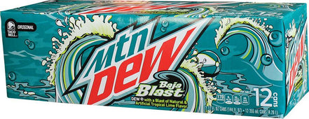 Mountain Dew - Baja Blast - Cans Mountain Dew - Baja Blast - Cans