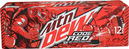 Mountain Dew - Code Red - Cans Mountain Dew - Code Red - Cans