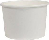 Morning Dew - 8 oz Paper Soup Container - White - 8SCW Morning Dew - 8 oz Paper Soup Container - White - 8SCW