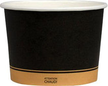 Morning Dew - 16 oz Paper Soup Container - Ebony Print - 16SCE Morning Dew - 16 oz Paper Soup Container - Ebony Print - 16SCE