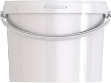 Jokey - 11 L White Pail w/Plastic Handle Jokey - 11 L White Pail w/Plastic Handle