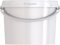 Jokey - 11 L White Pail w/Plastic Handle Jokey - 11 L White Pail w/Plastic Handle