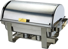 CLR - Kesgi - Chafing Dish - Hinged Lid - Gold Handles - LS-RF900 CLR - Kesgi - Chafing Dish - Hinged Lid - Gold Handles - LS-RF900