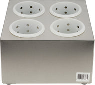 Pro-Kitchen - Cutlery Organizer - 4 Slot w/ Plastic Holders Pro-Kitchen - Cutlery Organizer - 4 Slot w/ Plastic Holders