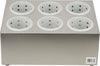 Pro-Kitchen - Cutlery Organizer - 6 Slot w/ Plastic Holders