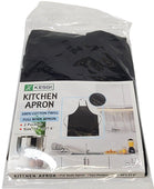 Kesgi - Apron - Full Body - Black - 2 Pockets - AP002BL Kesgi - Apron - Full Body - Black - 2 Pockets - AP002BL