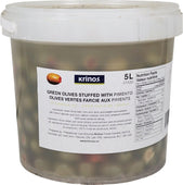 Krinos - Olives - Green - Stuffed w/Brine Krinos - Olives - Green - Stuffed w/Brine